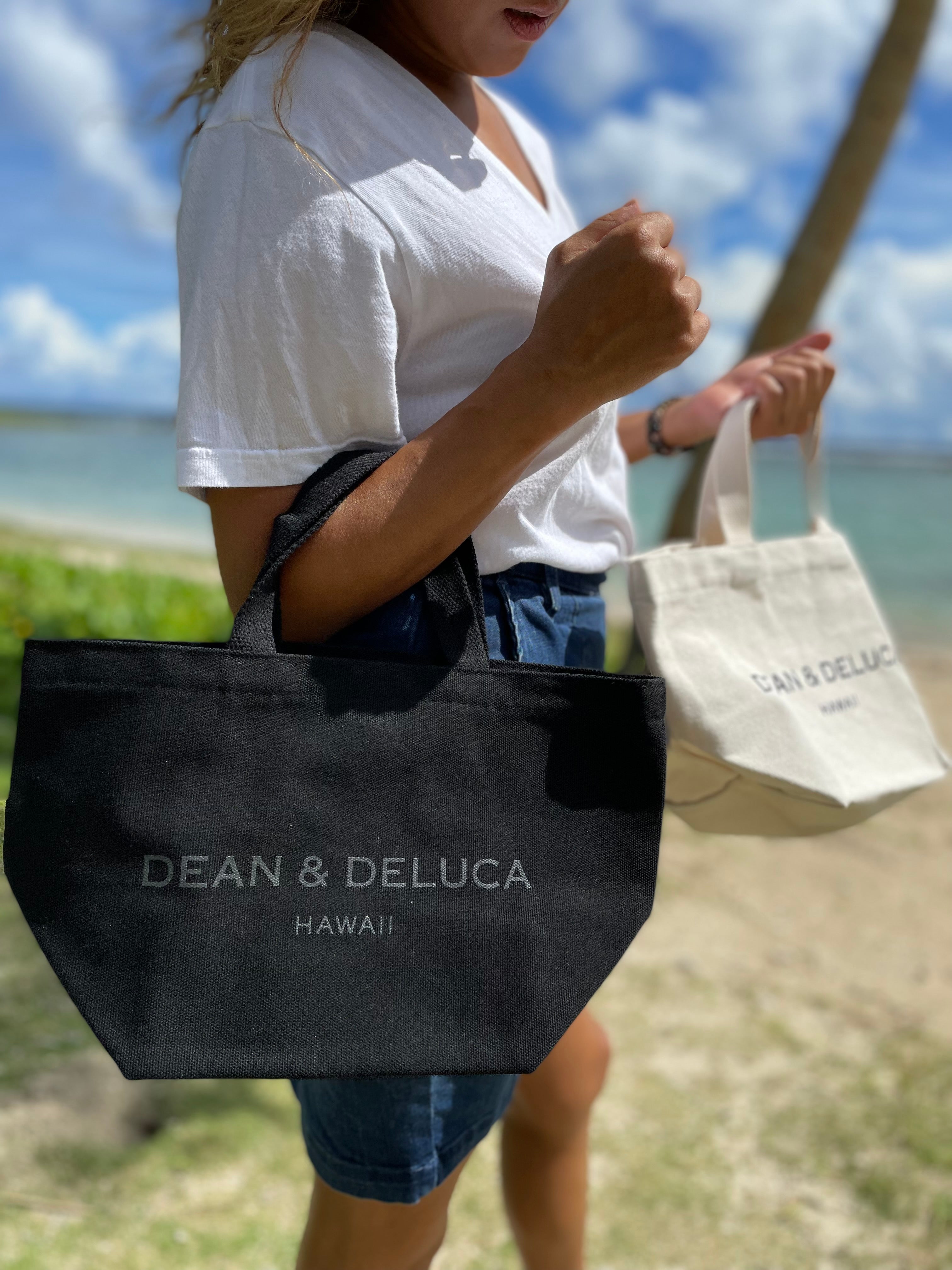 ハワイ限定【DEAN&DELUCA】ディーン&デルーカ ピンク トートバッグ S