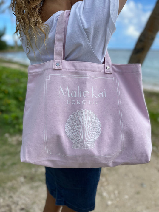 Malie Kai トートバッグ ホノルル ピンク L
