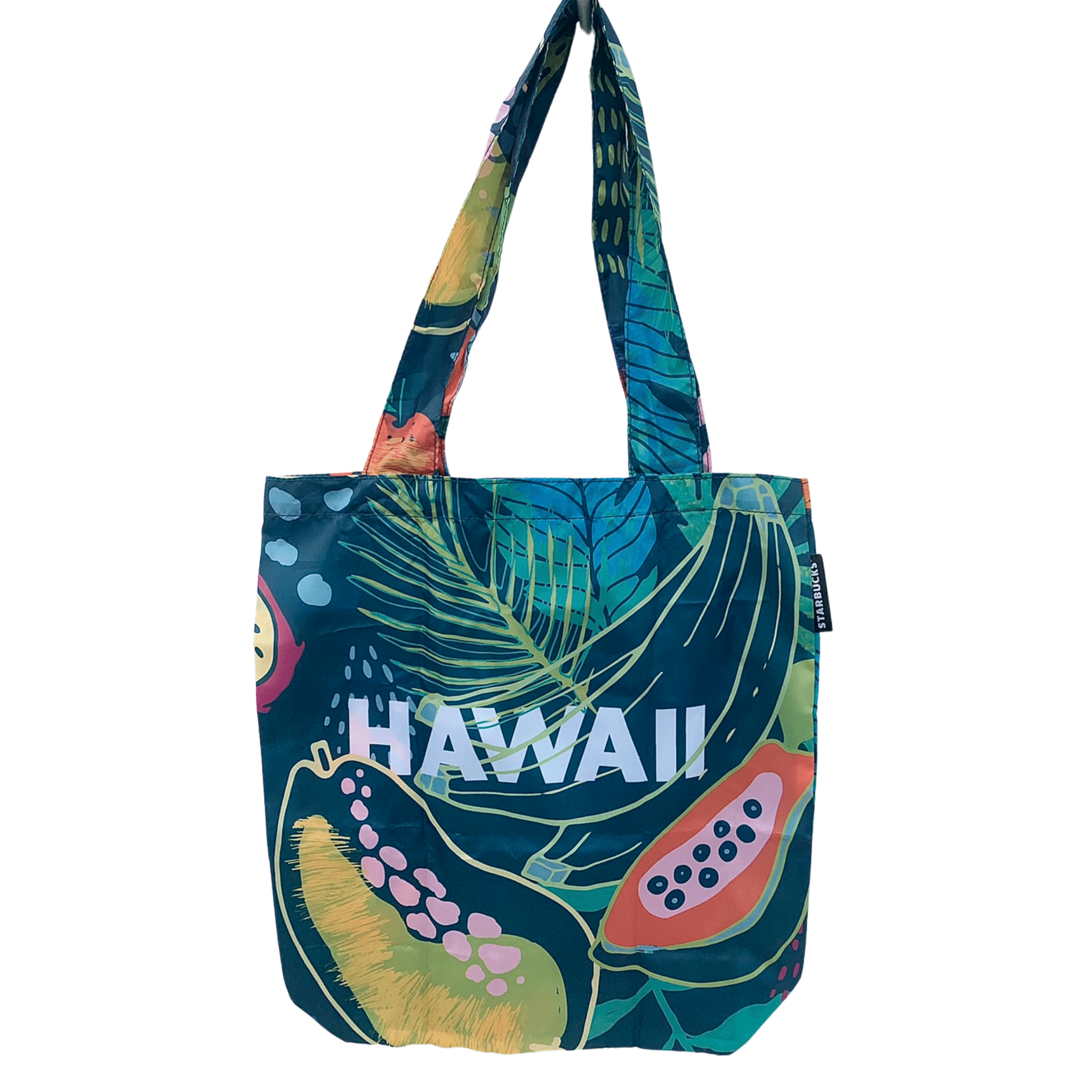 STARBUCKS エコバッグ フルーツ柄 L – ALII Shop Hawaii STARBUCKS エコバッグ フルーツ柄 L – ALII Shop Hawaii